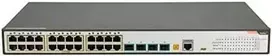 Šakotuvas FBH FiberHome S4820-28T-X-PE-AC tinklo komutatorius Valdomas L2/L3 Gigabit Ethernet (10/100/1000) Maitinimas per Eternetą (PoE) 1U Juoda, Pilka