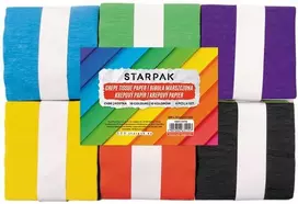 Starpak Krepinis popierius 10x200cm 10 vnt 6 vnt.