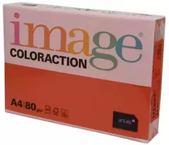 Spalvotas biuro popierius Image Coloraction, A4, 80g, London, raudonos spalvos, 500 lapų
