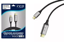 Inca INCA USB Kabelis ITCH-02TX Typ C > HDMI, 1.4, 4K30Hz, 2m mažmeninė prekyba