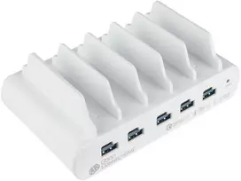 Good Connections Geros jungtys Geros jungtys USB-Desktop-Schnellladestation 110W 10-Port (5x USB-C 5x USB-A)