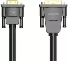 Vention DVI(24+1) - VGA kabelis 1.5m - Juodas