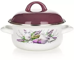 Banquet Puodas emaliuotas 22cm 2,9l,Lavander