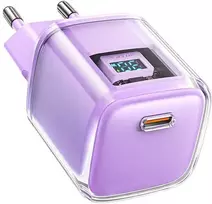 Sieninis įkroviklis Acefast A53 Sparkling serija PD 30W GaN (violetinė)