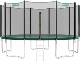 Songmics Sodo batutas Ø 427 cm su apsauginiu tinklu
