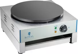 Vaflinė Royal Catering blynų kepimo aparatas, vienos lėkštės, apvalus, skersmens. 40 cm