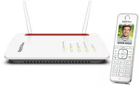 Šakotuvas FRITZ!Box 6850 LTE + Fon C6 Weiß Bundle