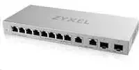 Šakotuvas Tinklo Komutatorius - Zyxel XGS1010-12 Ne-valdomas Gigabit Ethernet (10/100/1000) Pilka