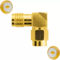 Spacetronik GSM adapteris SMA kištukas / RP-SMA lizdas 90 laipsnių.