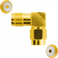 Spacetronik GSM adapteris RP-SMA kištukas / RP-SMA lizdas 90 laipsnių.