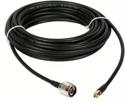 Spacetronik Antenos laidas, N kištukas, SMA kištukas LMR240, 10 m