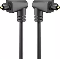 Toslink KAMPINIS optinis kabelis 2x90 laipsnių. Goobay 1m