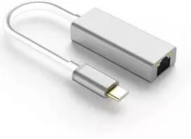 Spacetronik Adapteris USB-C na gniazdo RJ45 SPU-A04 sidabrinė