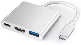 Spacetronik Kelių prievadų USB-C ir HDMI + USB + USB-C SPU-M05