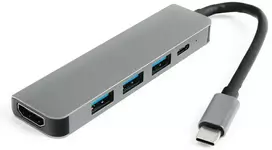 Spacetronik Kelių prievadų SPU-M12 USB-C HDMI USB 3.0 SPU-M12