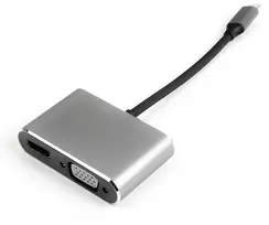 Spacetronik Daugiaprievadis USB-C su HDMI + VGA SPU-M11