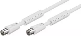 Goobay antenos kabelis 5m baltas (50725)