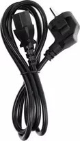 Oem Power cable for computer PC / spausdintuvas / monitorius 230V 16A 1,5 m juodas