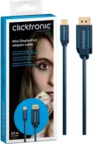 CLICKTRONIC Kabelis DisplayPort DP - mini DP 1m