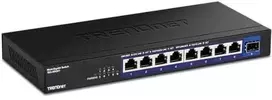 Šakotuvas Trendnet 9-PORT 2.5G UNMANAGED SWITCH - W. 10 G SFP+ PORT
