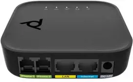 HP „Poly ATA 402 2FXS“ balso prievado VoIP adapteris su atviru SIP ir maitinimo šaltiniu. Be lokalizacijos.