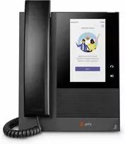 „Hewlett Packard“ (HP) „Poly CCX 400“ verslo medijos telefonas, skirtas „Microsoft Teams“ ir su PoE. Nėra lokalizacijos