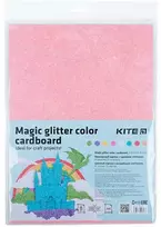 Dekoratyvinis spalvotas kartonas KITE, A4, 290gsm, 8 blizgančios sp.