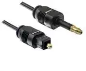 Kabelis PremiumCord Jack 3.5mm - Toslink Mini 3m juoda (kjtos2-3)