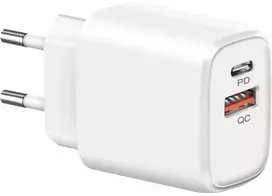 Įkroviklis 20W 2in1 Type C ir USB