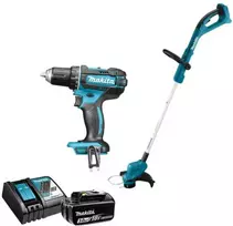 Makita Akumuliatorinių įrankių komplektas DLX2489 Akumuliatorinis gręžtuvas ir žoliapjovė/trimeris