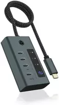 RAD ICY BOX IB-HUB1454-C31 USB 3.2 Gen 1 (3.1 Gen 1) Type-C 10000Mbit/s Mėlyna, Pilka