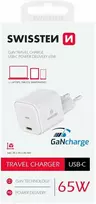 Swissten GaN Travel Charger USB-C 65W