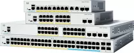 Šakotuvas Cisco CATALYST 1300 8-PORT GE POE EXT - PS 2X1G COMBO
