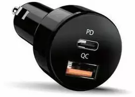 Įkroviklis Car Genius 36W, 2 prievadų, USB-C, USB-A, PD-36AC-Car