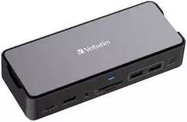 Verbatim – 15 prievadų USB-C Pro prijungimo stotis su SSD ir CDS-15SSD