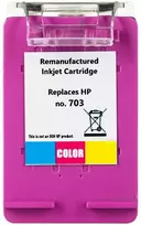 Superbulk Rašalo kasetė - HP B-H703C Suderinama Didelio Pajėgumo Trijų Spalvų