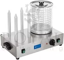 Skrudintuvas Royal Catering Vandens šildytuvas dešrainiams ir HOT DOG bandelėms 2 x 300W