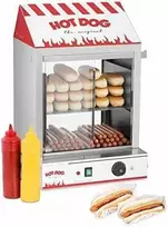 Skrudintuvas Karštų dešrainių šildytuvas 2000W, 200 dešrelių, 50 bandelių, Royal Catering