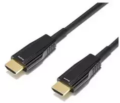 ULTRA didelės spartos DELTACO HDMI kabelis, 48Gbps, 15m, juodas, AOC / HU-AOC15