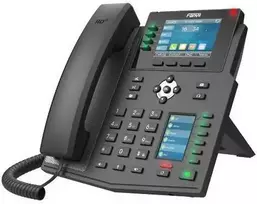 Fanvil X5U, IP telefonas, juodas, laidinis ragelis, stalinis / sieninis, 16 linijų, 2000 įrašų