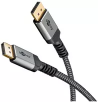 Goobay Kabelis DisplayPort DP 1.4 8K Gobay Plus TEXTIL 5m