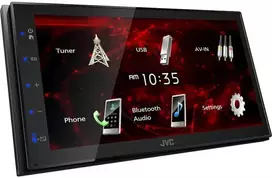 Automagnetola JVC, KW-M180BT 2-DIN AV grotuvas su 6.8" ekranu, Bluetooth