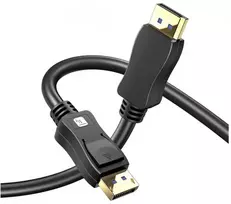 Techly Kabelis DisplayPort 2.1 4K*120Hz 2m 54G juoda