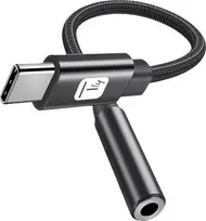 USB adapteris Techly USB-C - 3,5 mm lizdas Juodas (ICOC USBC-DAC24J)