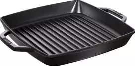 Zwilling STAUB kvadratinė ketaus keptuvė su dviem rankenomis 40511-683-0 - juoda 28 cm