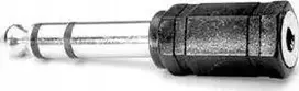 Garso mažinimas, Jack (6.3mm) M - Jack (3.5mm) F, stereo, juoda