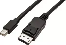 Video Kabelis mini DisplayPort (M) - DisplayPort M, 2m, juoda, EOL