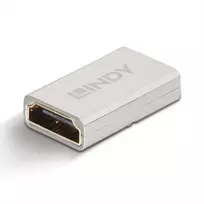 Adapteris - LINDY HDMI 2.1 F/F Adapteris, 48Gbps, 8K, UHD, 60Hz, Sidabrinis