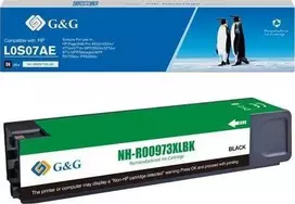 Su G&G suderinamas rašalas / rašalas su L0S07AE, juodas, 10000s, NH-R00973XLBK, skirtas HP PW valdomam MFP P57750dw, P55250dw, PW Pro 452dn, 47