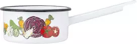 Prikaistuvis long handle 1,0l dia.14cm h.7cm dec. vegetables